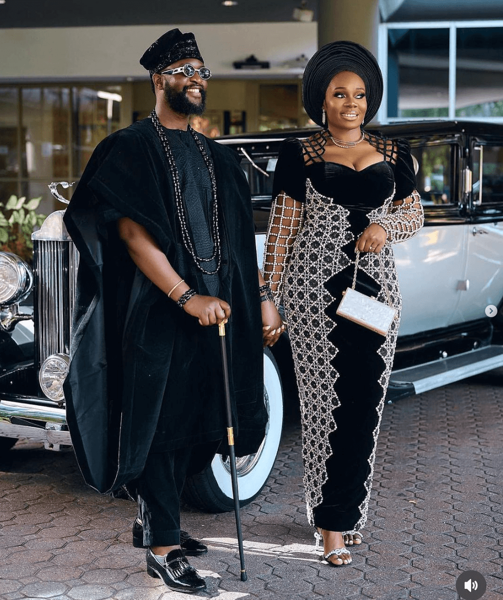 A Regal Celebration of Love: The Bride and Groom’s African Attire