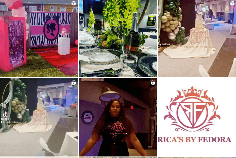 Rica’s by Fedora Events and Decorations